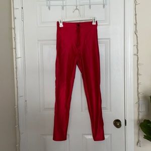 American Apparel Red Disco Pants